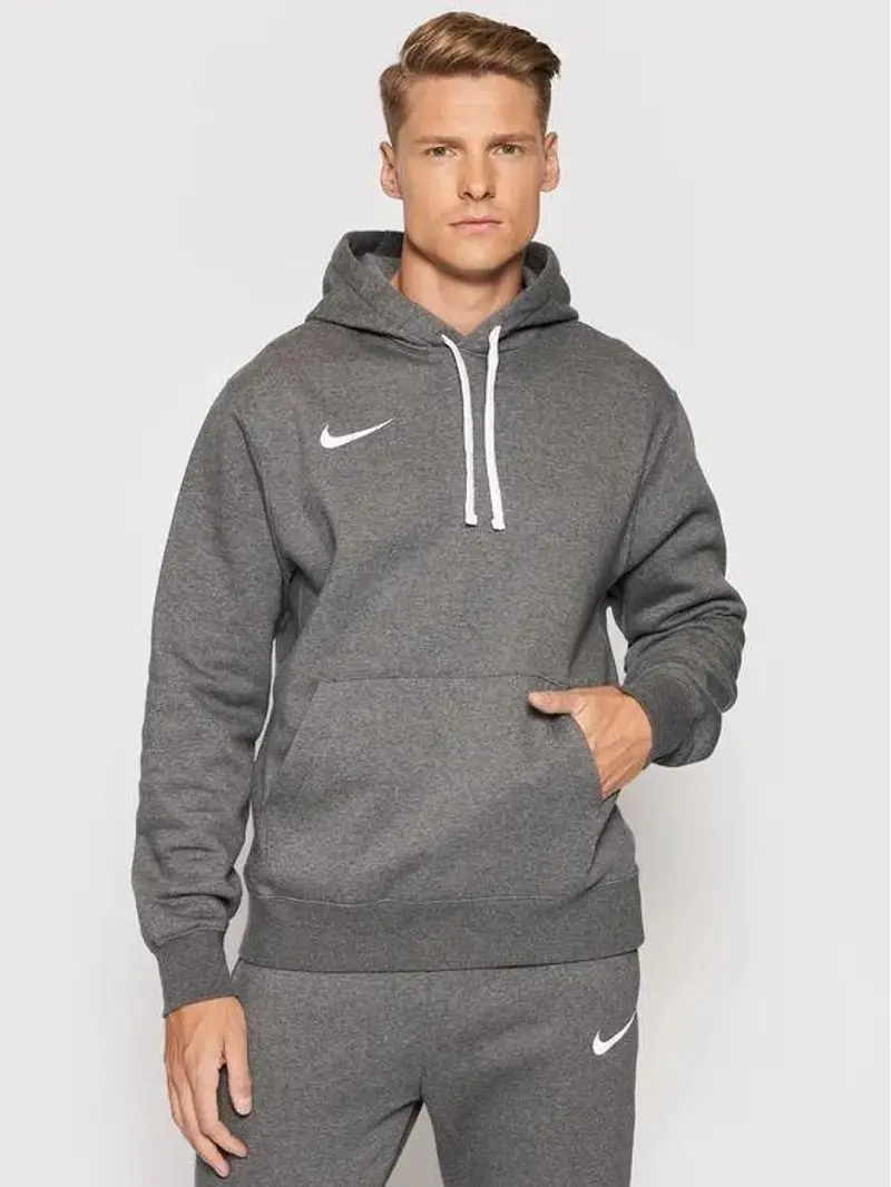Felpa con cappuccio uomo ( fleece) nike grigio |  Nike