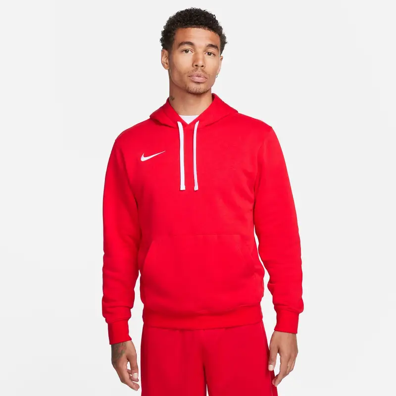 Felpa con cappuccio uomo ( fleece) nike rosso |  Nike