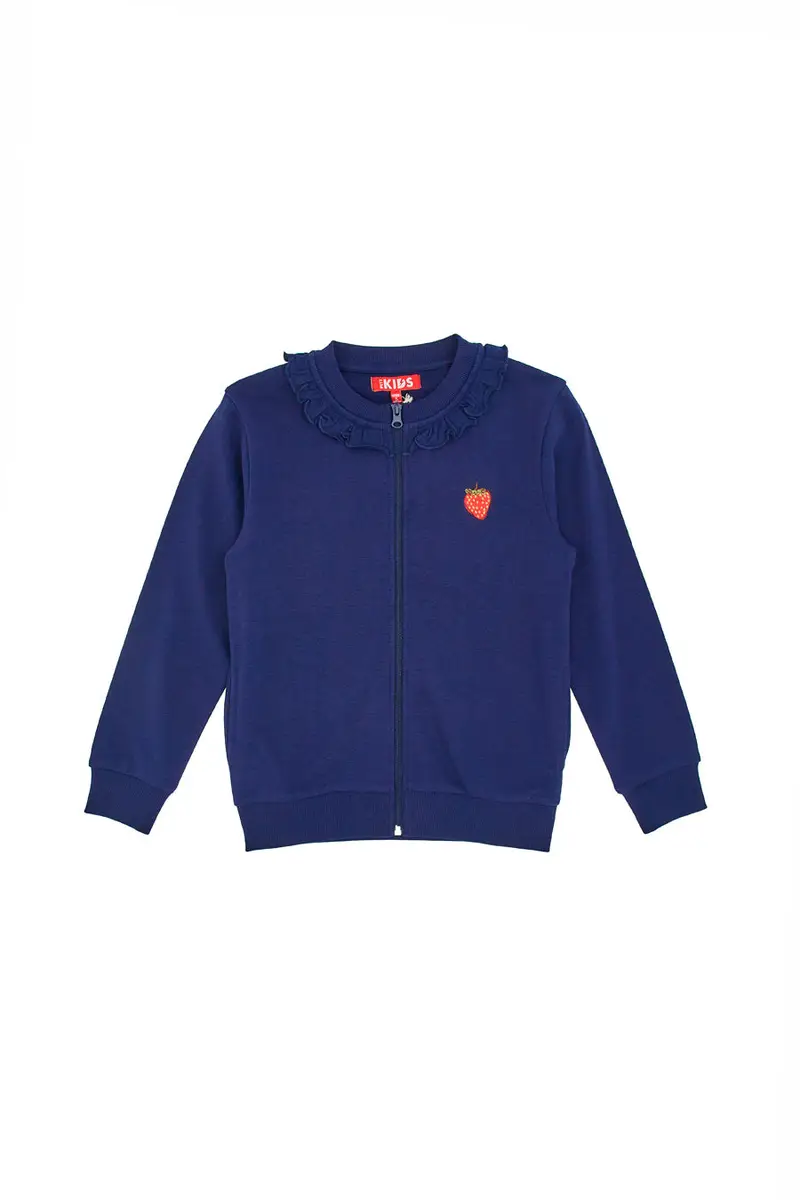 Felpa con Cerniera Blu Pitt Kids 050563