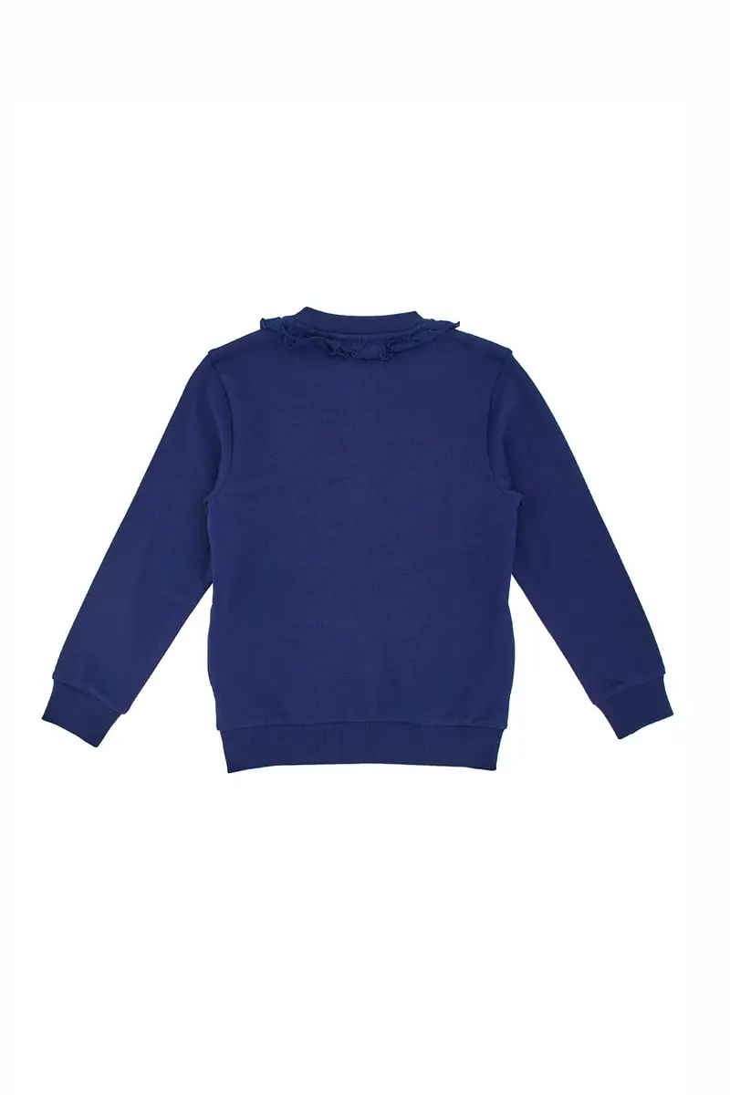 Felpa con Cerniera Blu Pitt Kids 050563 miniatura 2