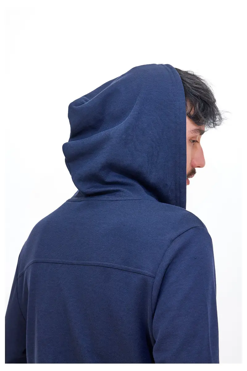 Felpa con Zip Skechers GoKnit Pique Fit Navy miniatura 3