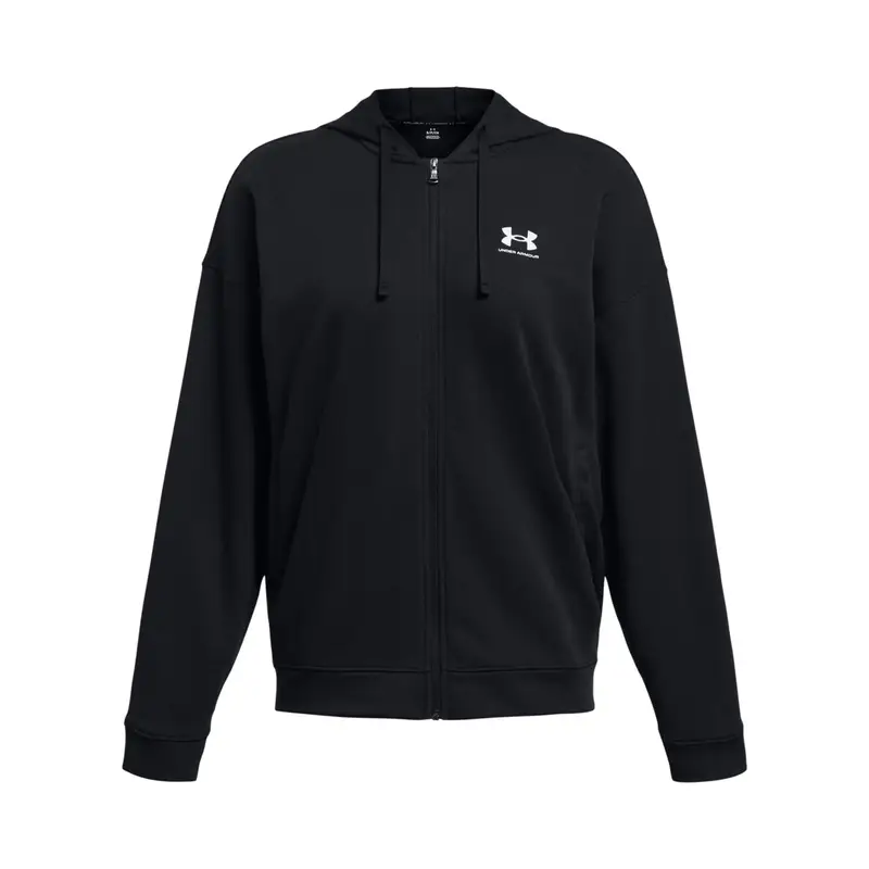 Felpa da donna con cappuccio e cerniera oversize Under Armour Rival Terry |  Under Armour