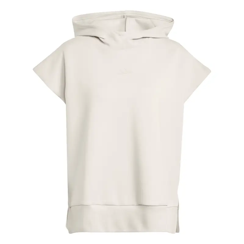 Felpa da donna senza maniche con cappuccio adidas Soft Lux