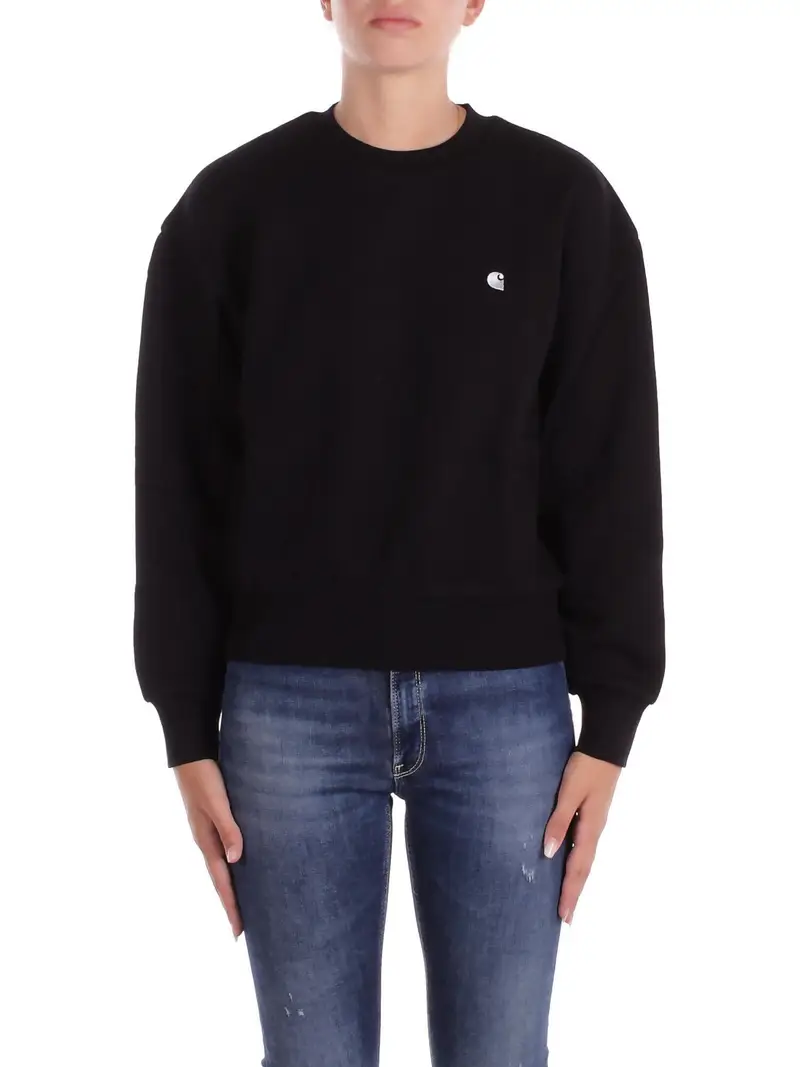 Felpa Donna CARHARTT WIP Black W' hooded casey