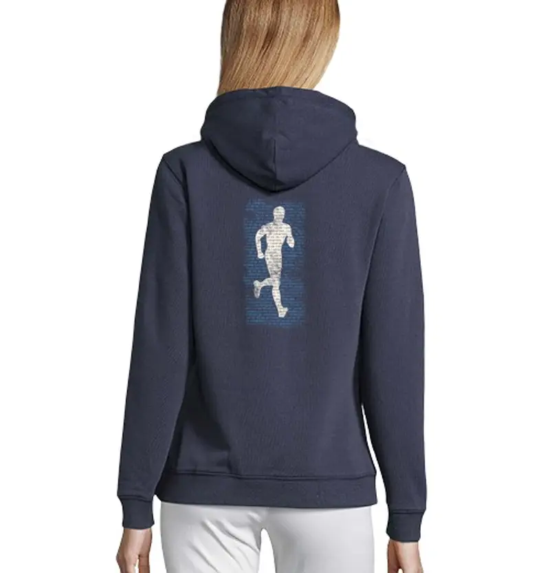 Felpa donna con cappuccio esecuzione non è per i codardi