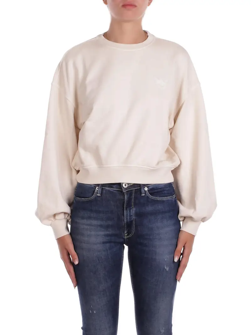 Felpa Donna PINKO Panna Maliardo maglia felpa tinto