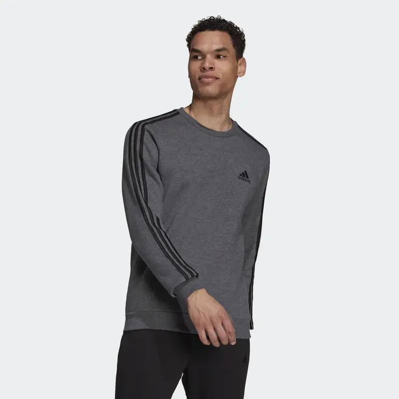 Felpa Essentials Fleece 3-Stripes | Adidas