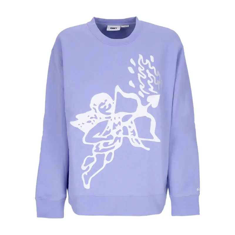 Felpa Girocollo Donna Cupid Crew Specialty Fleece Digital Violet