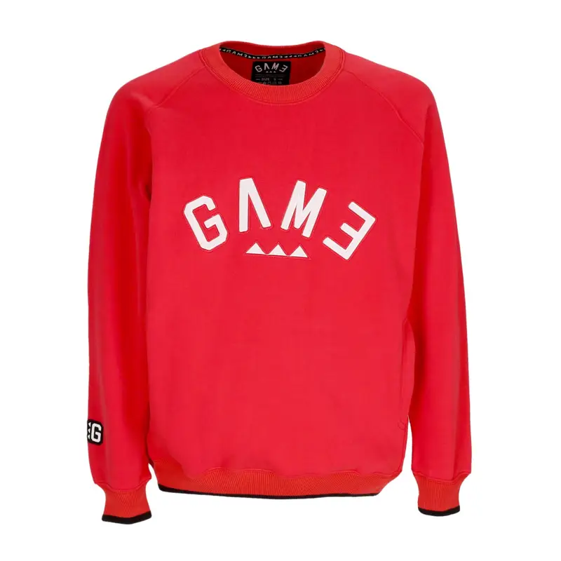 Felpa Girocollo Uomo Arch Logo Crew Royal Red