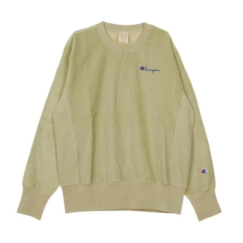 Felpa Girocollo Uomo Corduroy Crewneck Wheat
