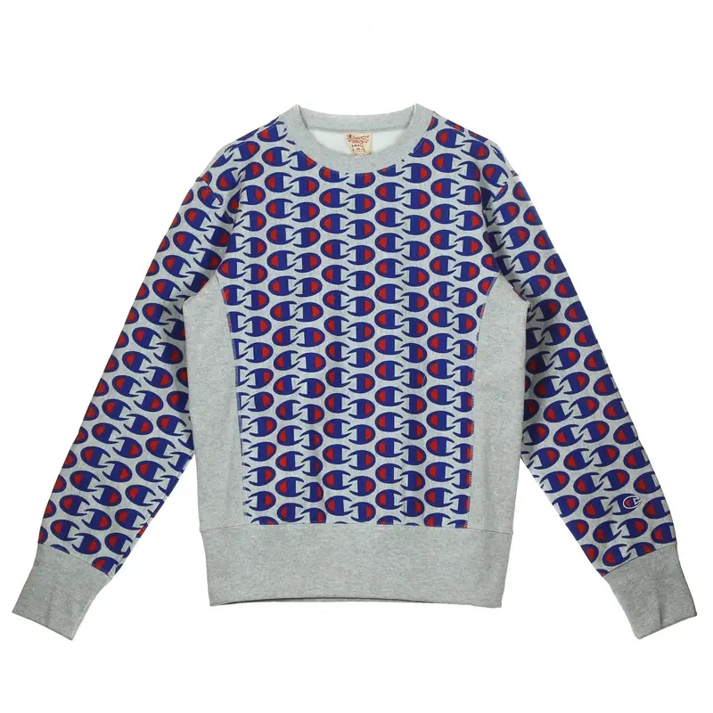 Felpa Girocollo Uomo Crewneck Sweatshirt Light Grey