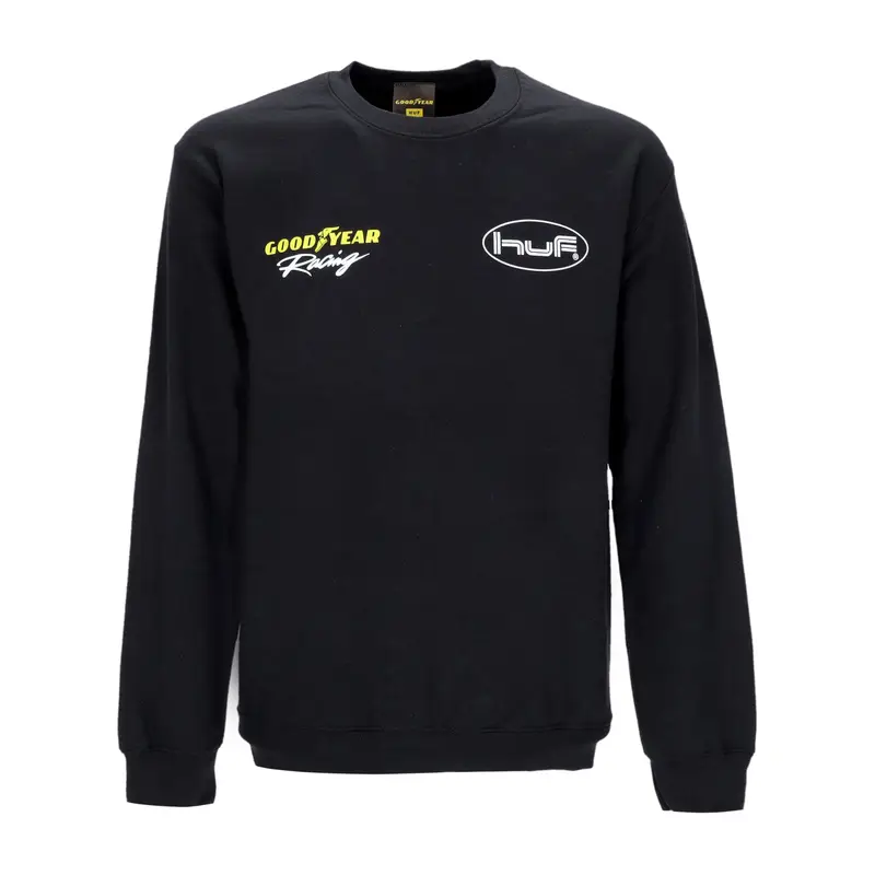 Felpa Girocollo Uomo F1 Crewneck X Goodyear Black