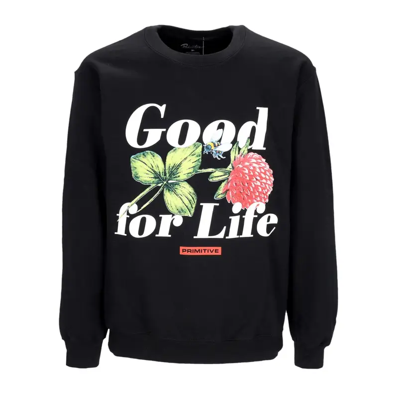 Felpa Girocollo Uomo Feliz Crewneck Black