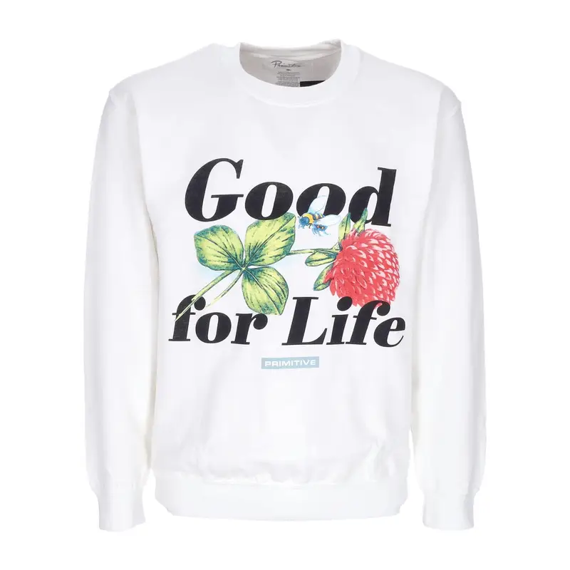 Felpa Girocollo Uomo Feliz Crewneck White