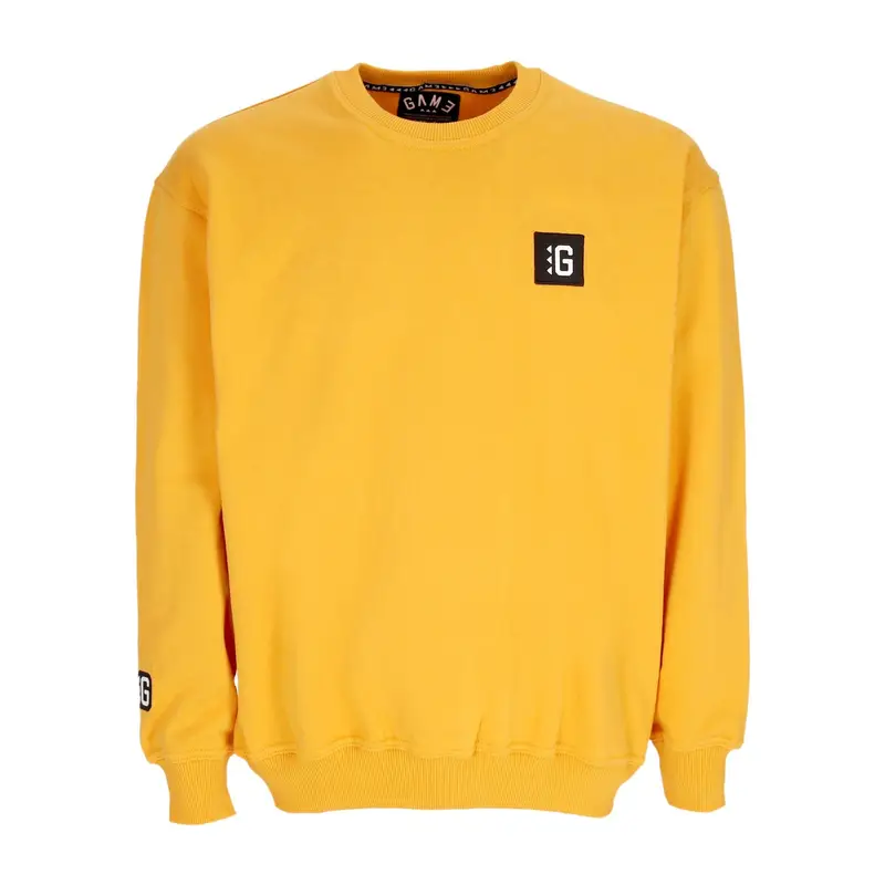 Felpa Girocollo Uomo G-crew Mustard
