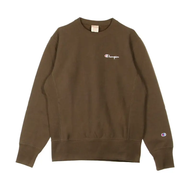 Felpa Girocollo Uomo Reverse Weave Dark Red