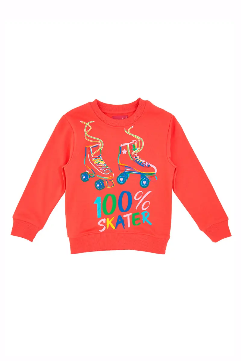 Felpa Grazie Mamma 03042 Rossa