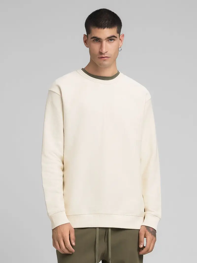 Felpa In Fleece Di Cotone