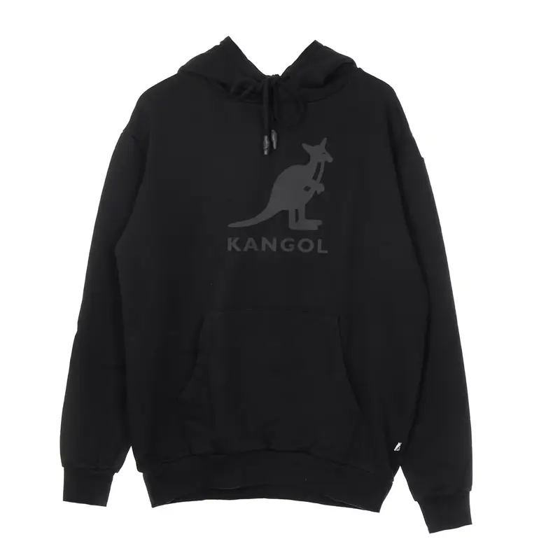 Felpa Leggera Cappuccio Uomo Alden Black/black