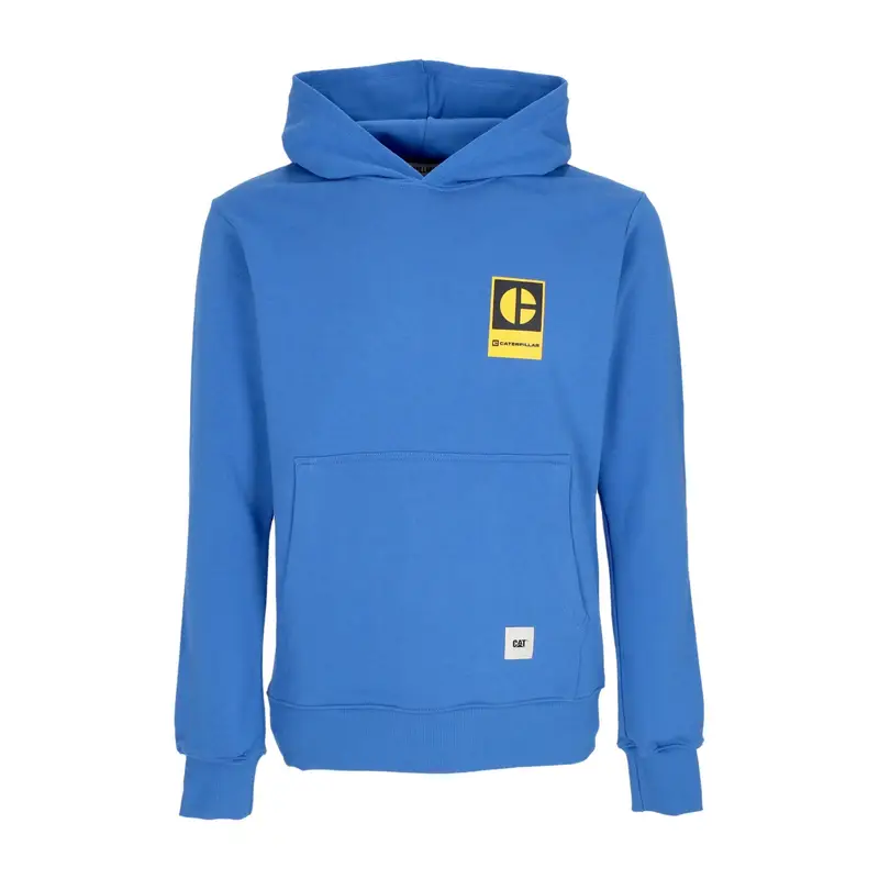 Felpa Leggera Cappuccio Uomo Block C Hoodie Skydiver