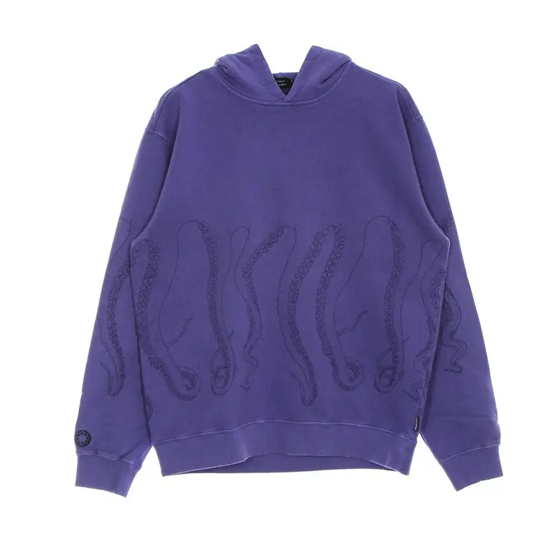 Felpa Leggera Cappuccio Uomo Dyed Hoodie Ametista