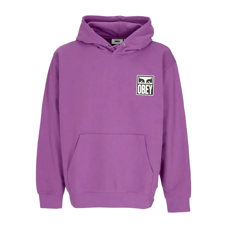 Felpa Leggera Cappuccio Uomo Eyes Icon 2 Premium French Terry Hooded Po Dewberry