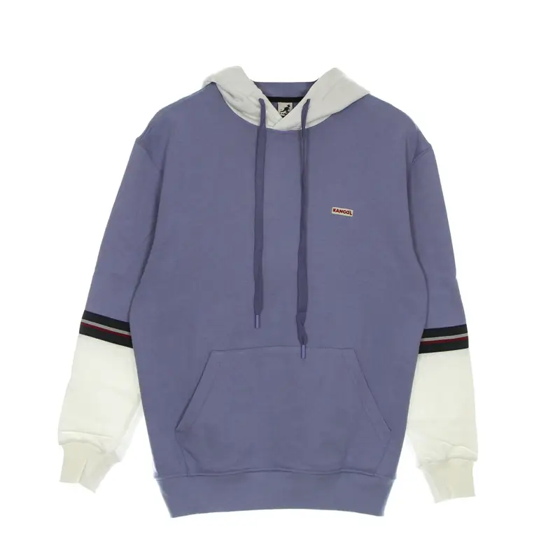 Felpa Leggera Cappuccio Uomo Heritage Taped Hoodie Iced Lilac
