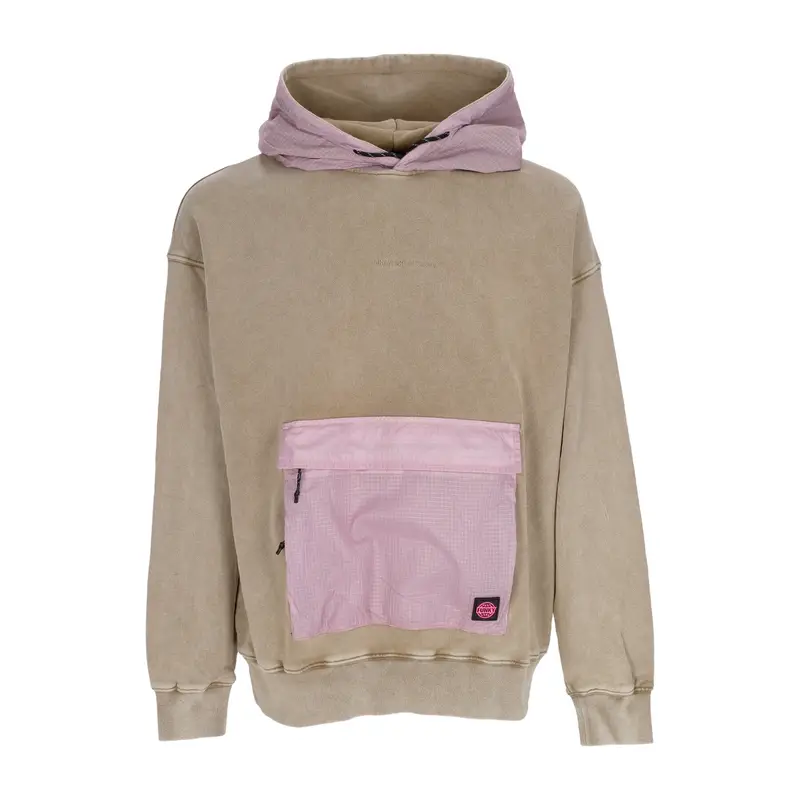 Felpa Leggera Cappuccio Uomo Hike Tech Hoodie Washed Sand