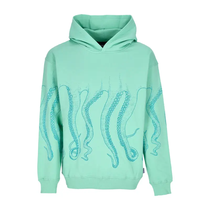 Felpa Leggera Cappuccio Uomo Outline Hoodie Mint