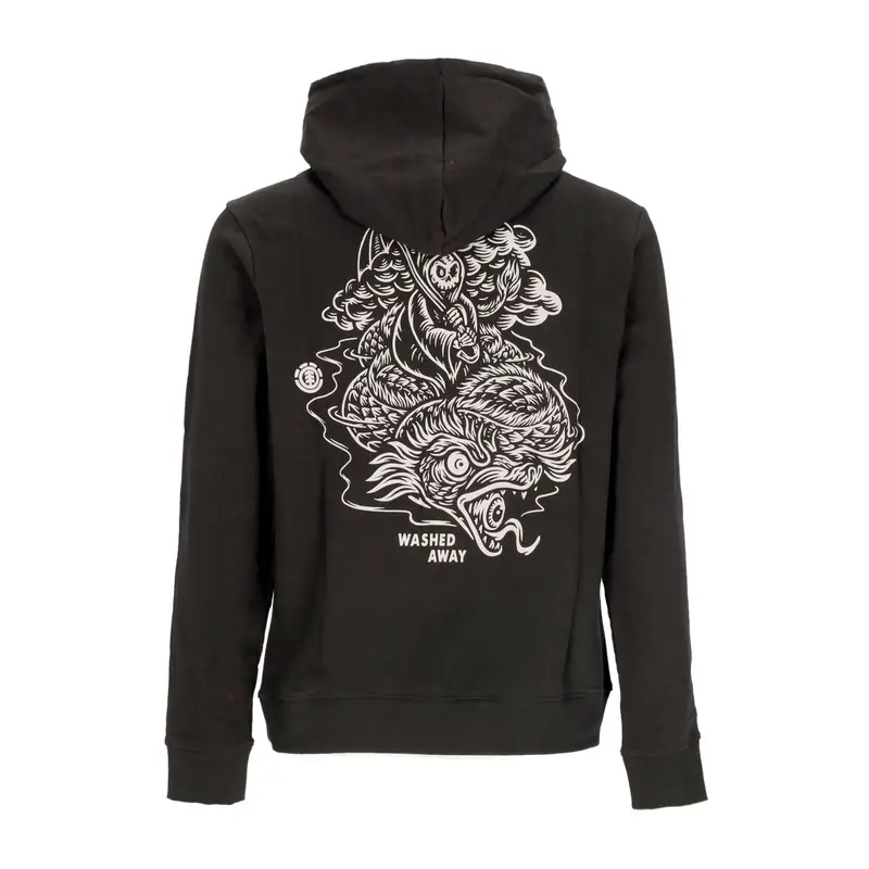 Felpa Leggera Cappuccio Uomo Passenger Hoodie X Timber Off Black