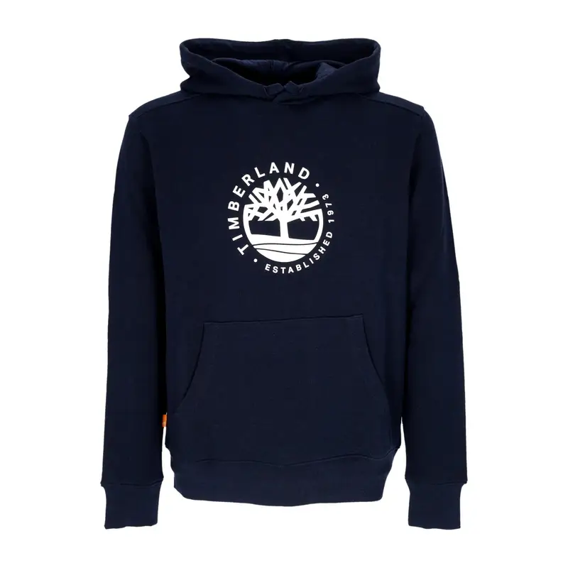 Felpa Leggera Cappuccio Uomo Refibra Hooded Sweatshirt Dark Sapphire