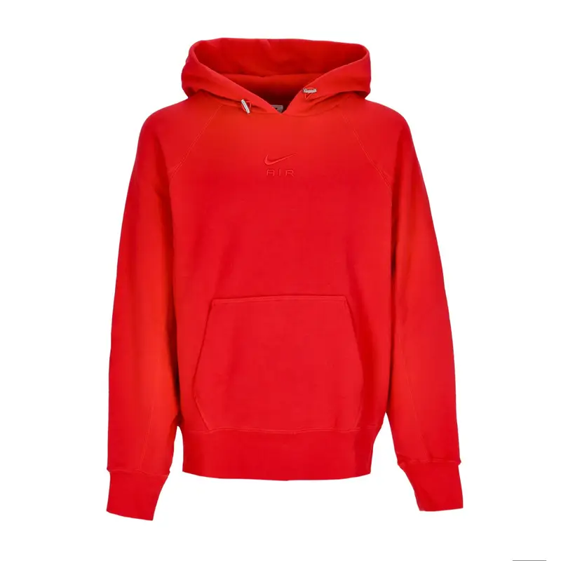 Felpa Leggera Cappuccio Uomo Sportswear Air French Terry Hoodie University Red/university Red