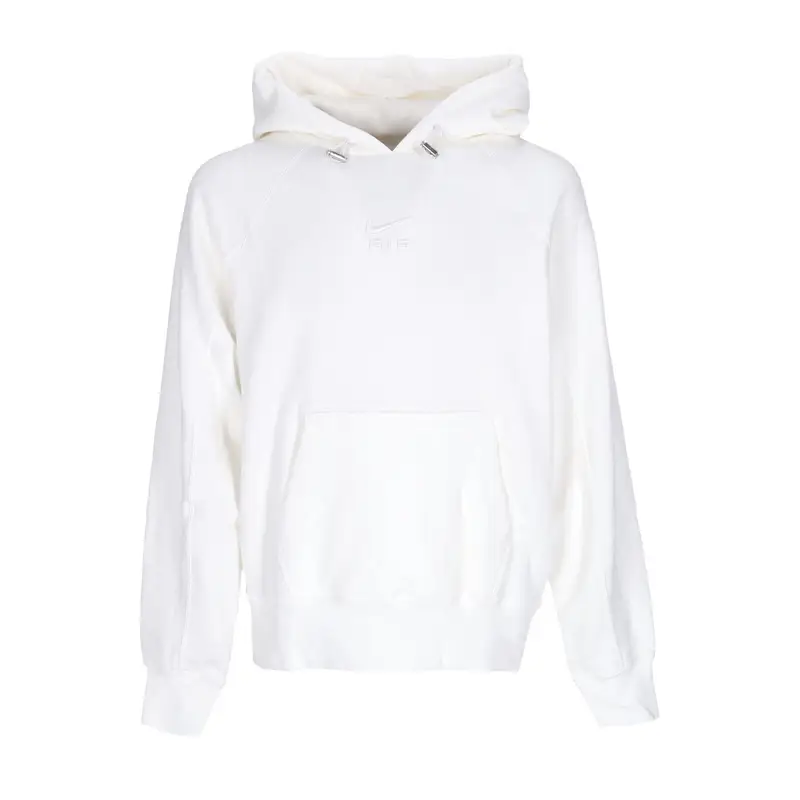 Felpa Leggera Cappuccio Uomo Sportswear Air French Terry Hoodie White/white