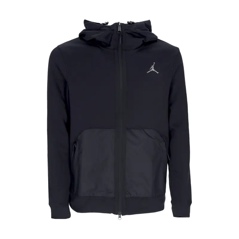 Felpa Leggera Cappuccio Zip Uomo Dri-fit Sport Statement Fleece Full-zip Hoodie Black/black/reflective Silv
