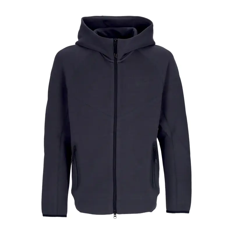 Felpa Leggera Cappuccio Zip Uomo Tech Fleece Full-zip Windrunner Hoodie Anthracite/black
