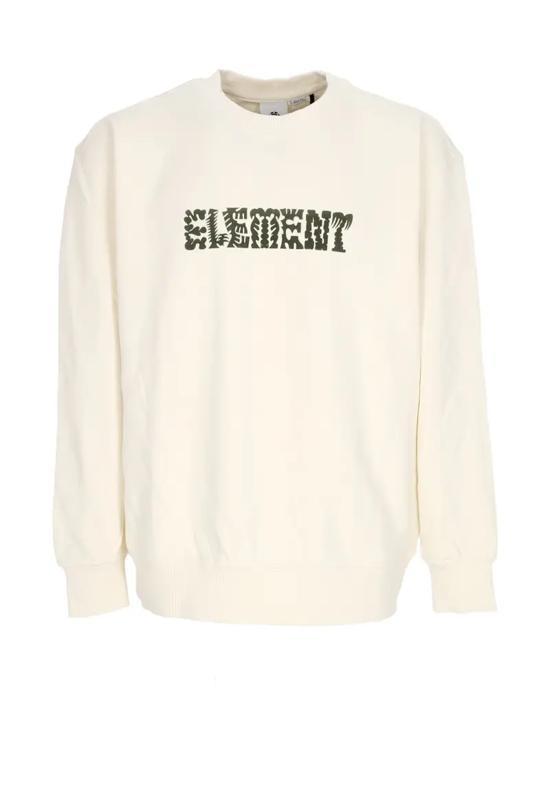 Felpa Leggera Girocollo Uomo Cornell Cipher Crewneck Egret