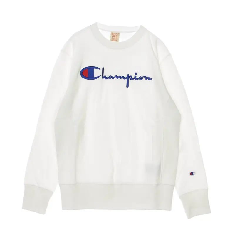 Felpa Leggera Girocollo Uomo Crewneck Sweatshirt White
