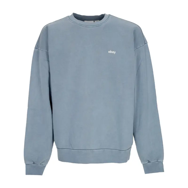 Felpa Leggera Girocollo Uomo Lowercase Pigment Crew Fleece Pigment Coronet Blue