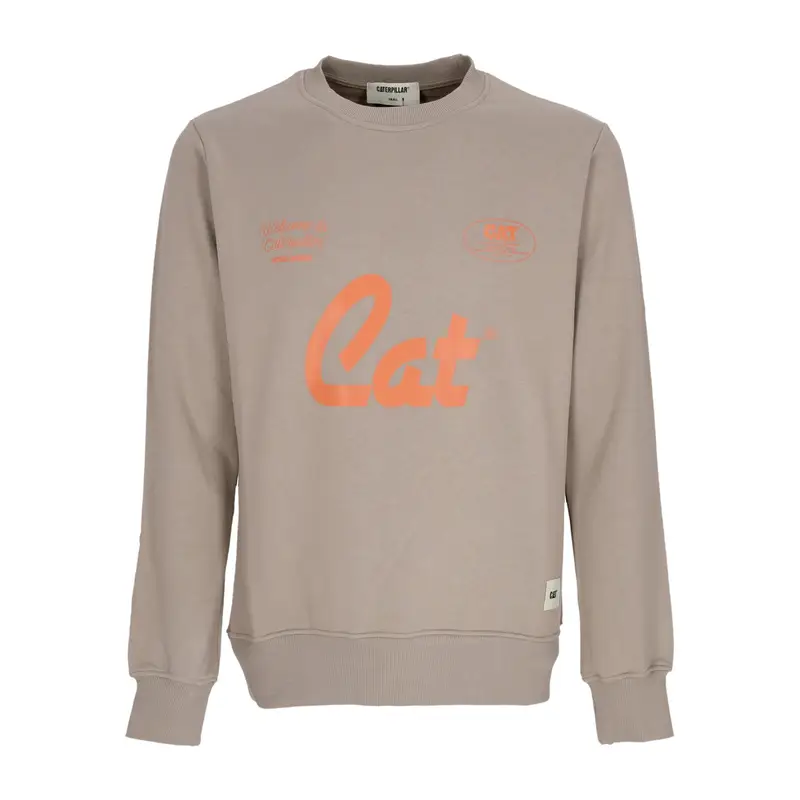 Felpa Leggera Girocollo Uomo Open House Crewneck Chateau Grey
