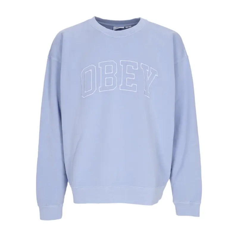 Felpa Leggera Girocollo Uomo Pigment Collegiate Extra Heavy Crew Fleece Pigment Hydrangea
