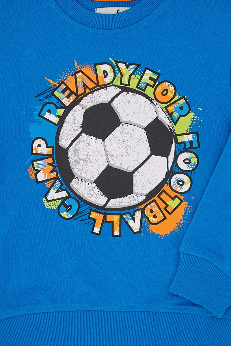 Felpa Leggera Pitt Kids PT-B-F-03075 Bluette miniatura 3