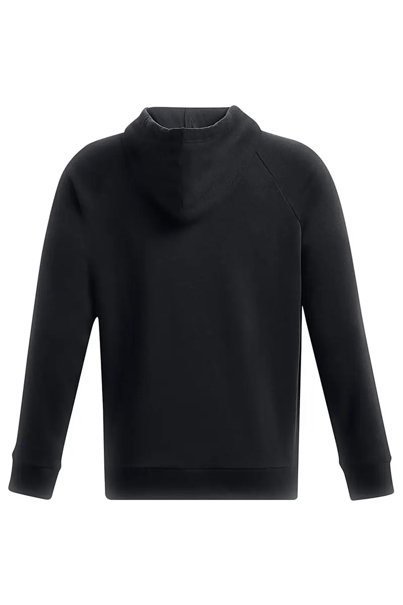 Felpa Nera Con Cappuccio Under Armour Rival Fleece Hoodie miniatura 2