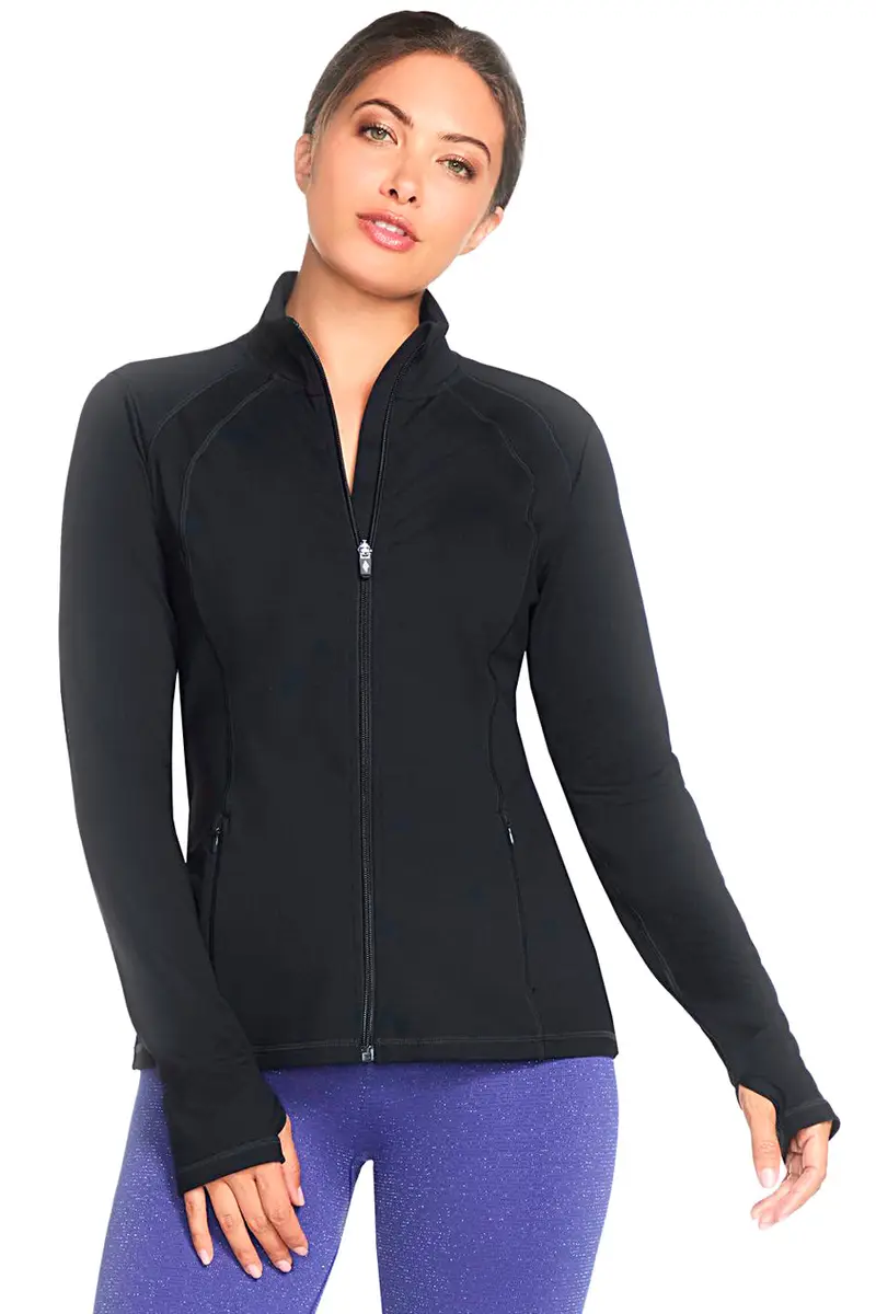 Felpa Nera con Cerniera Centrale SHECKERS GO WALK Jacket