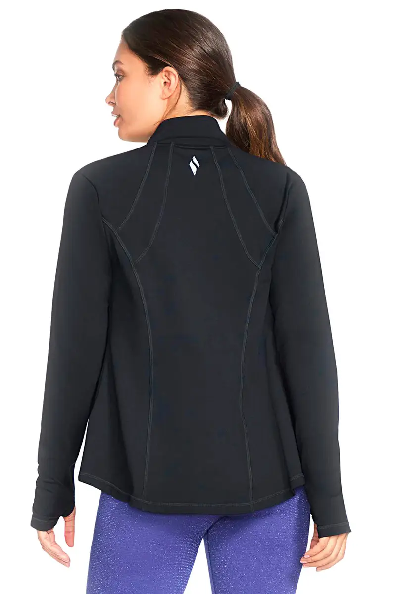 Felpa Nera con Cerniera Centrale SHECKERS GO WALK Jacket miniatura 3