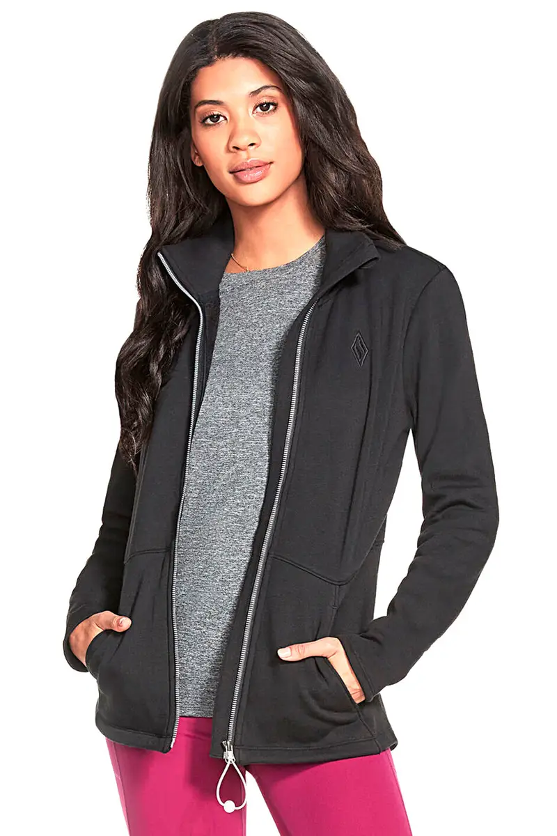 Felpa Nera Con Cerniera SKECHERS GO SNUGGLE Jacket miniatura 2