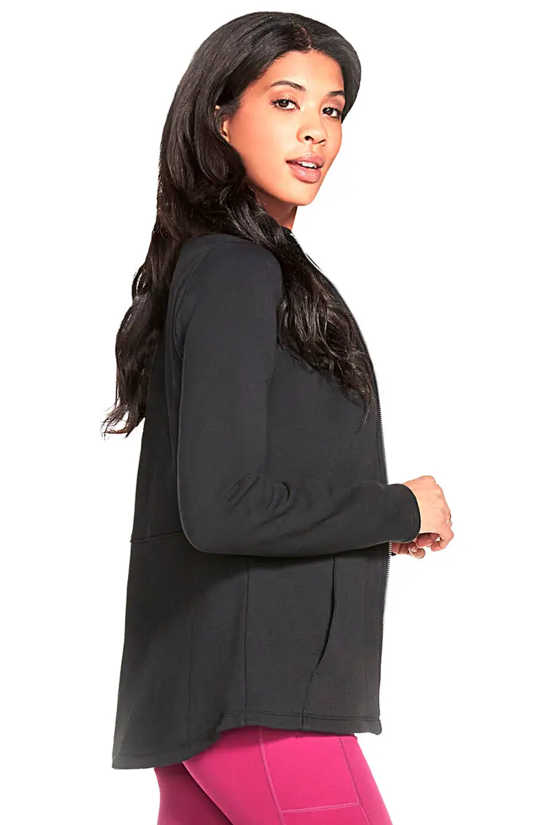 Felpa Nera Con Cerniera SKECHERS GO SNUGGLE Jacket miniatura 3