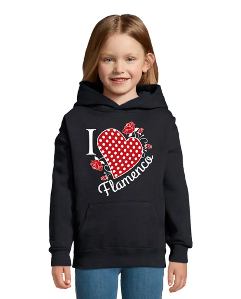 Felpa per bambini con cappuccio amoree men fla co