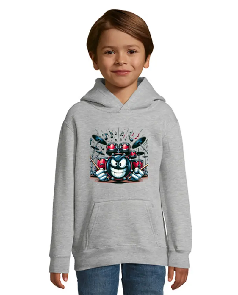 Felpa per bambini con cappuccio cool bat a