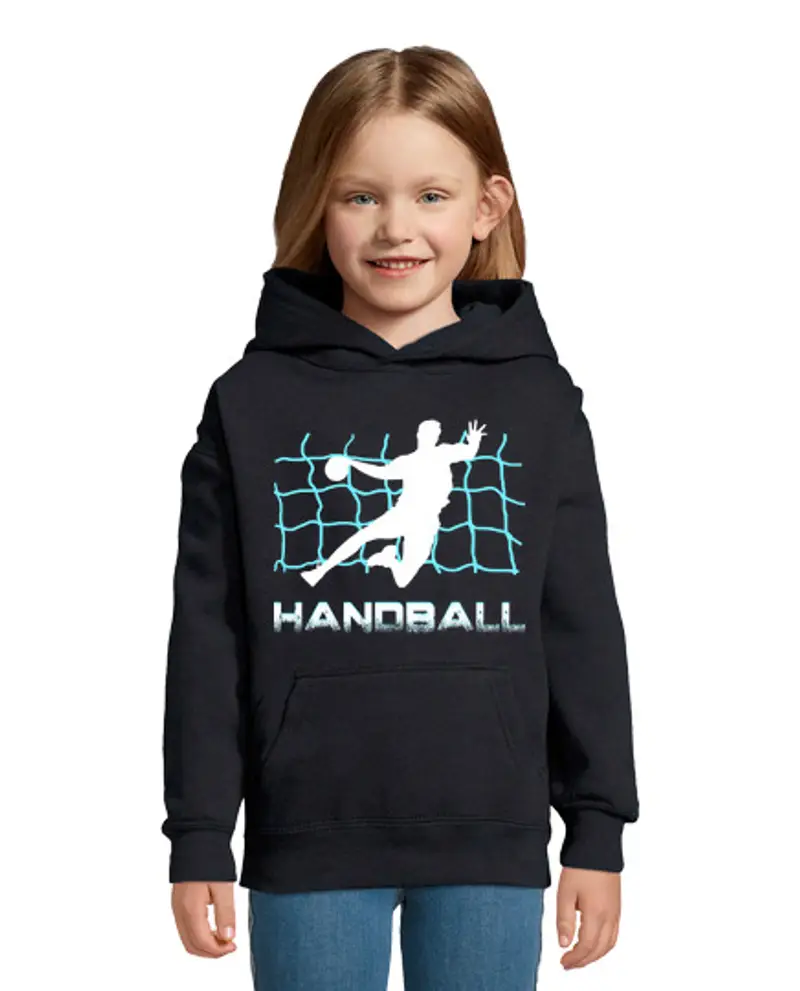 Felpa per bambini con cappuccio disegno 2793385, pallamano