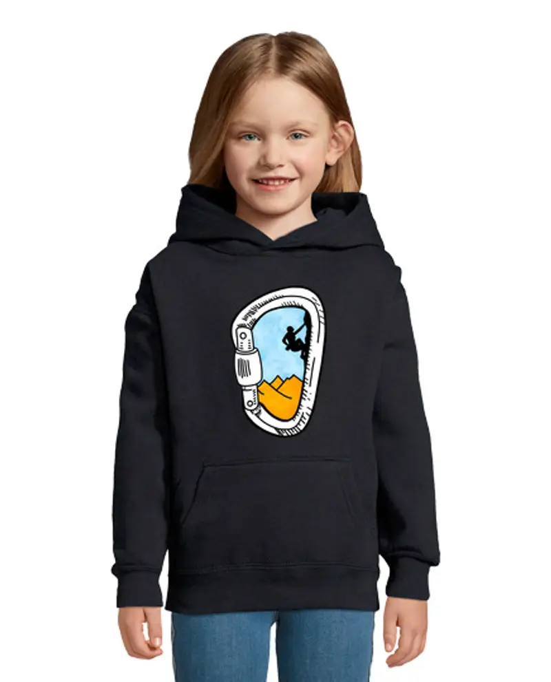 Felpa per bambini con cappuccio Felpa per bambini con cappuccio, blu marino